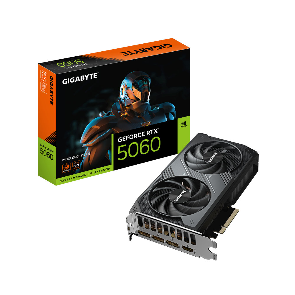 כרטיס מסך Gigabyte NVIDIA GeForce RTX 5060 8GB WF OC – תמונה 4