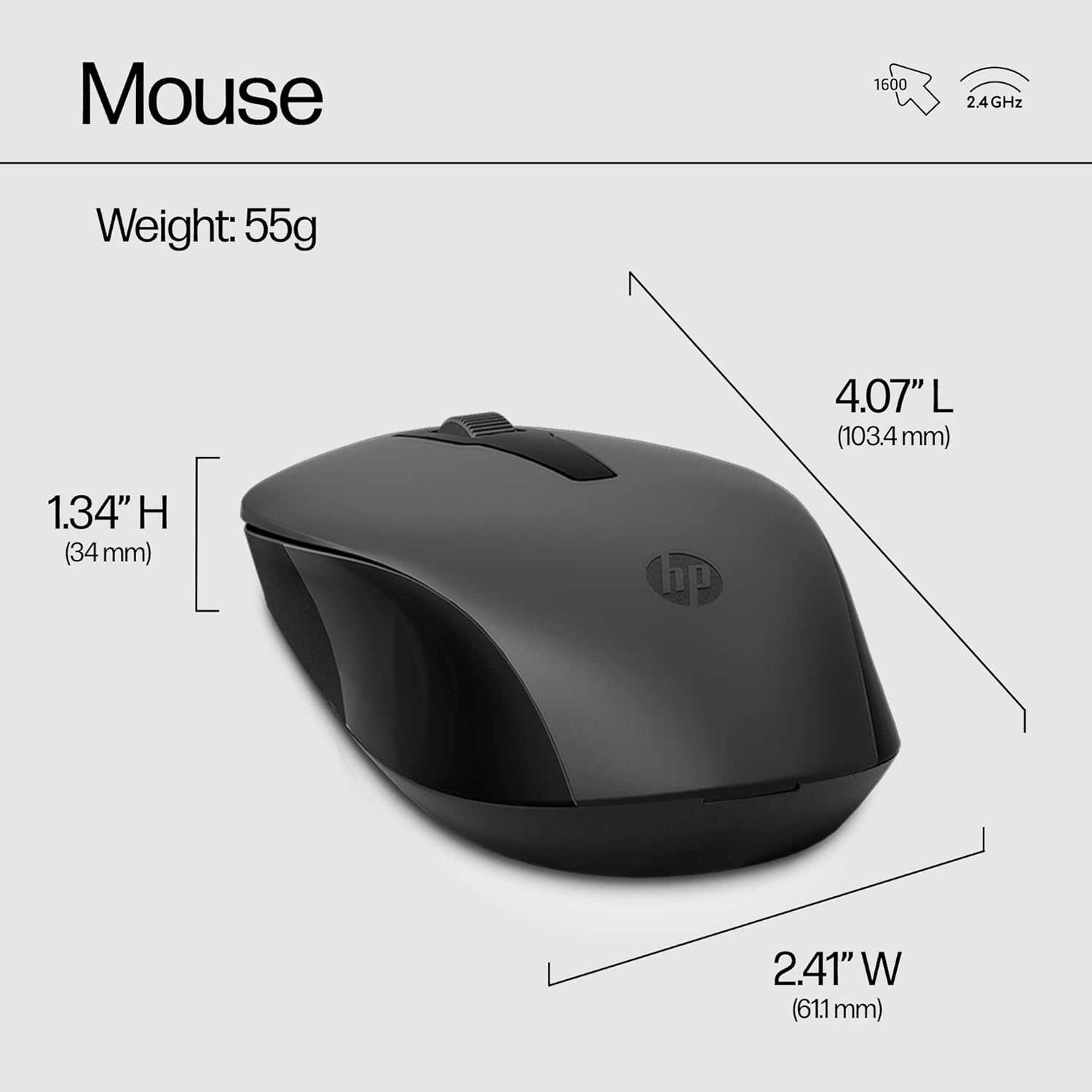 סט מקלדת ועכבר אלחוטי HP 330 – תמונה 10