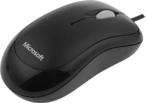 עכבר חוטי אופטי שחור 600 Microsoft Basic USB