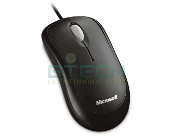 עכבר חוטי אופטי שחור 600 Microsoft Basic USB – תמונה 3