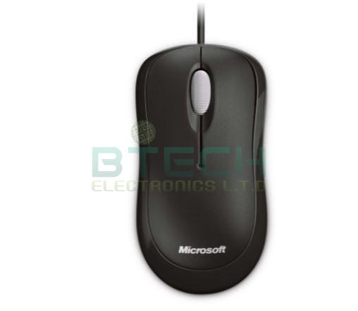 עכבר חוטי אופטי שחור 600 Microsoft Basic USB – תמונה 2