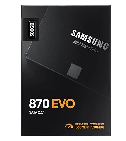 דיסק SSD SAMSUNG 500GB 870 EVO SATA 560/530MB 5Yr – תמונה 4